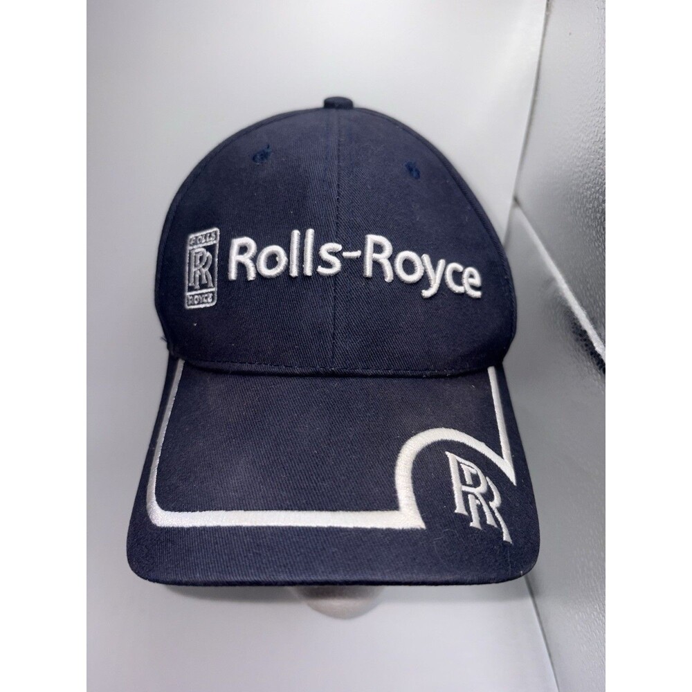 Rolls-Royce Logo Rare Design Strapback Baseball Hat Cap Car Luxury Embroidered